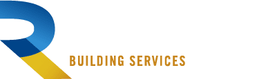 reliance building services logo reverse