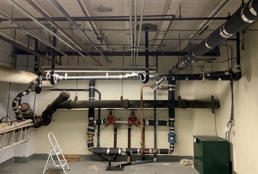 reliance building services repiping commercial