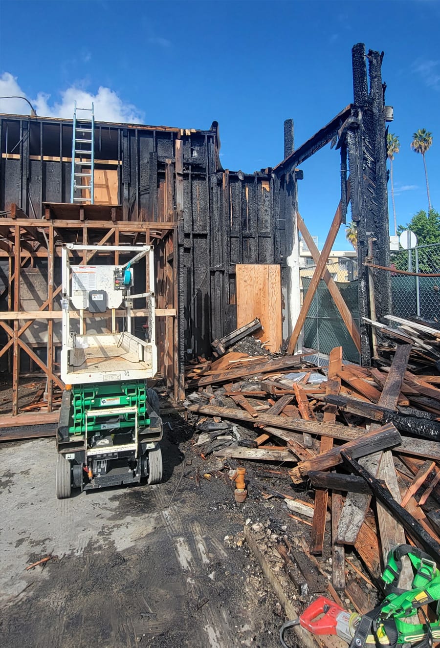 reliance building services restoration fire damage